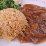 Výborný hlivový guláš s ryžou bez mäsa – fotopostup