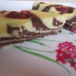 Tvarohový koláčik bez múky s jahodami – recept